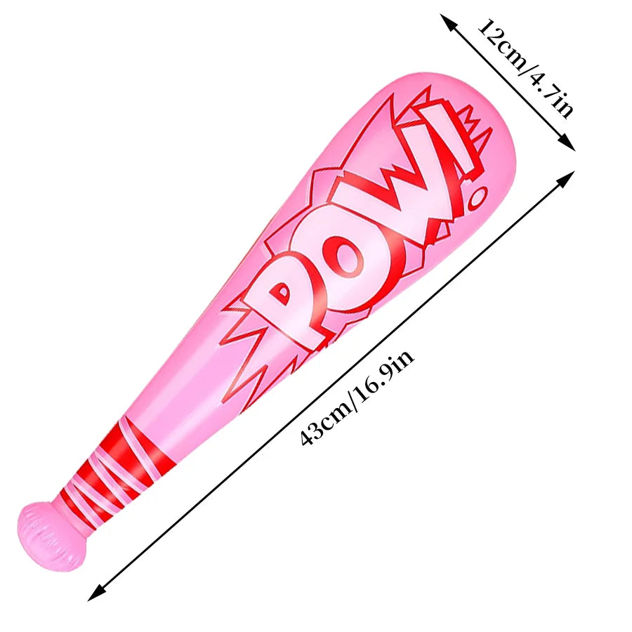 4pcs Colorful Paw Inflatable Baseball Toy Inflatable Suitable For Summer Pool Baseball Theme Birthday Party Gifts