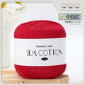 50g/PC Silk Lace Cotton Milk Crochet Yarn Baby Hand-Knitted Warm Soft Knitting Thread for Hand Knitting Supplies Cross Stitch