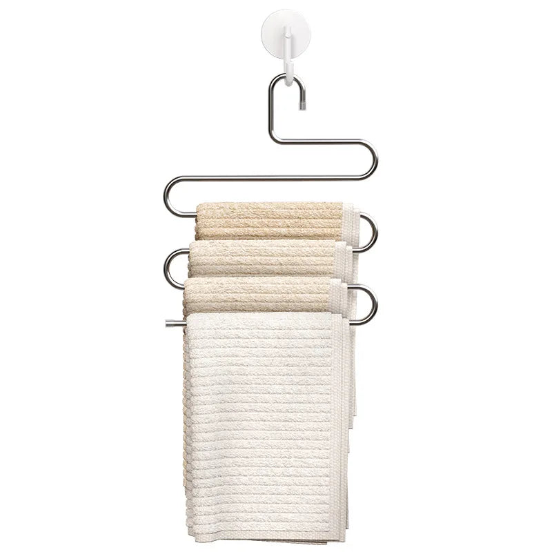 5-Layer Multi-Functional Clothes Hanger – Space Saving Non-Slip Storage Rack