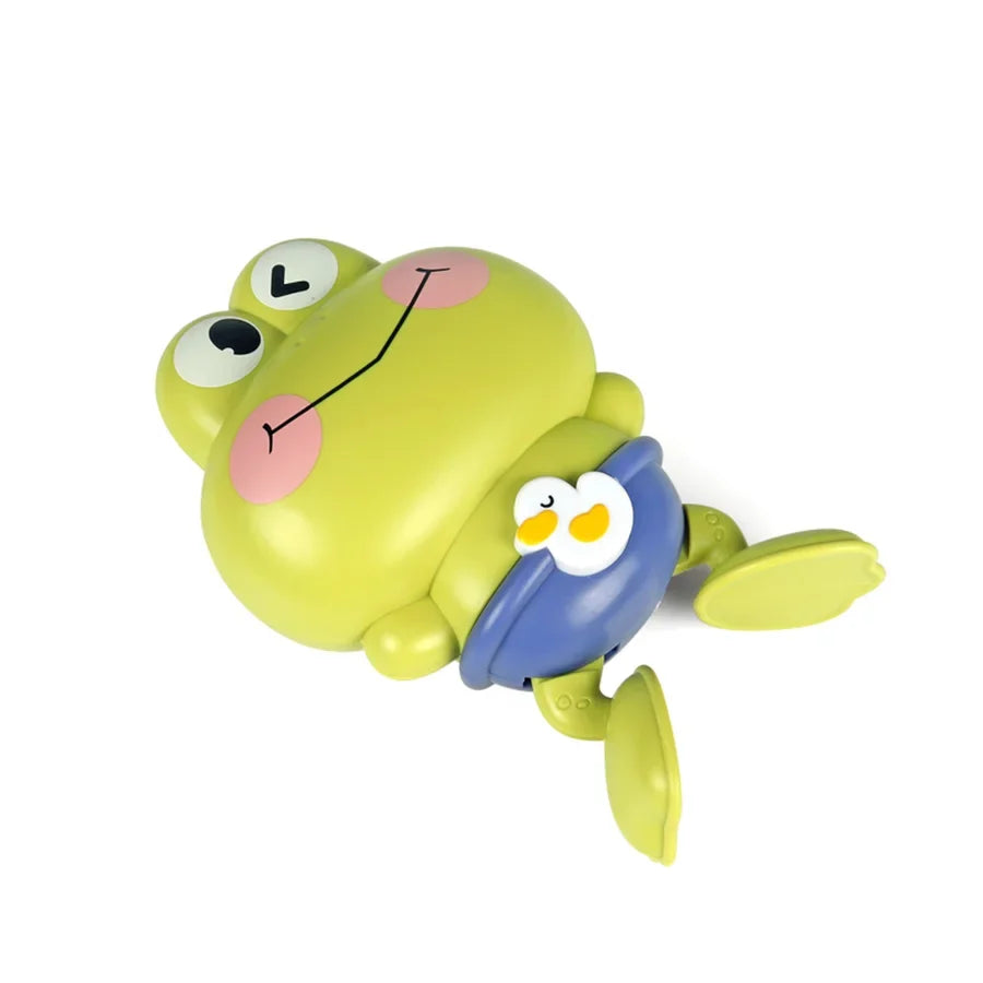 Children’s Bath Toys – Clockwork Floating & Swimming Frogs for Fun Water Play