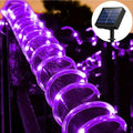 100LED Solar Tube String Light 8 Kinds Of Waterproof Outdoor Led Warm White Copper Wire Light For 2024 Garden Decorative Lights