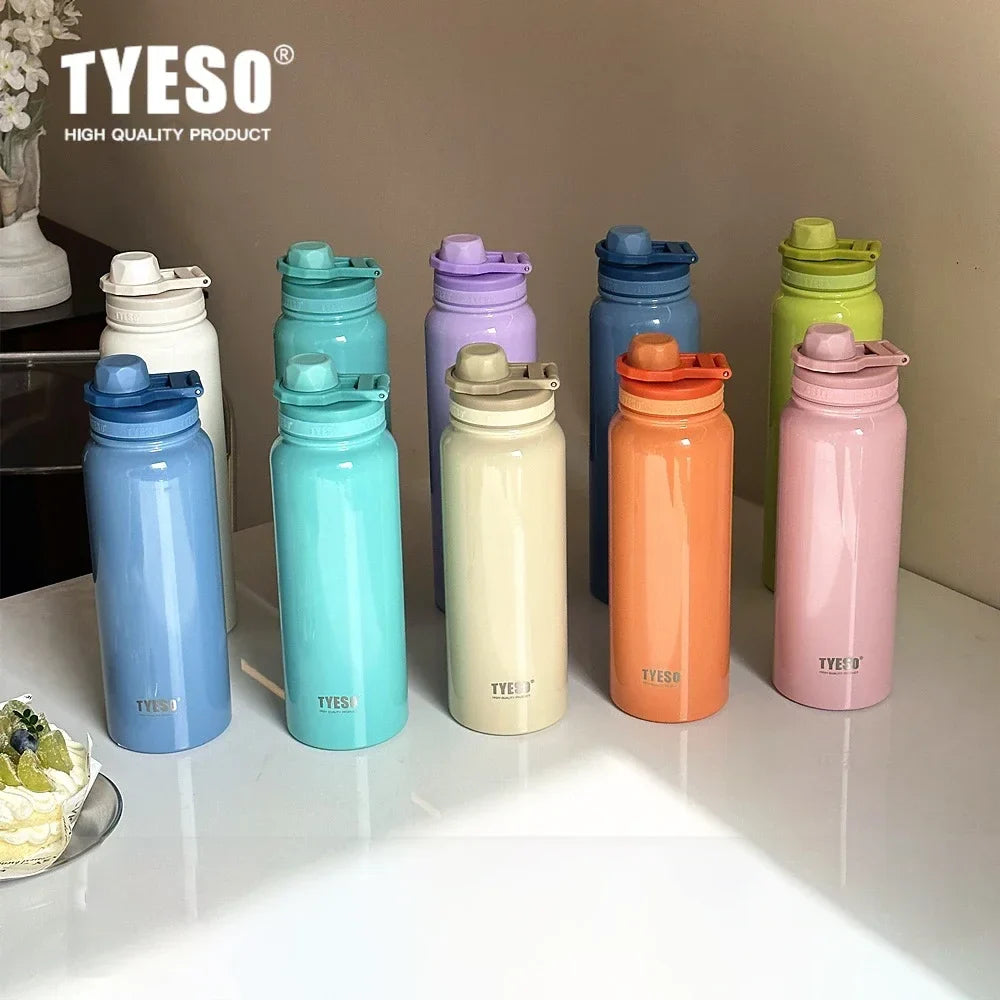 Stainless Steel Thermal Water Bottle – Portable Vacuum Insulated Tumbler for Hot & Cold Drinks, Sports & Travel