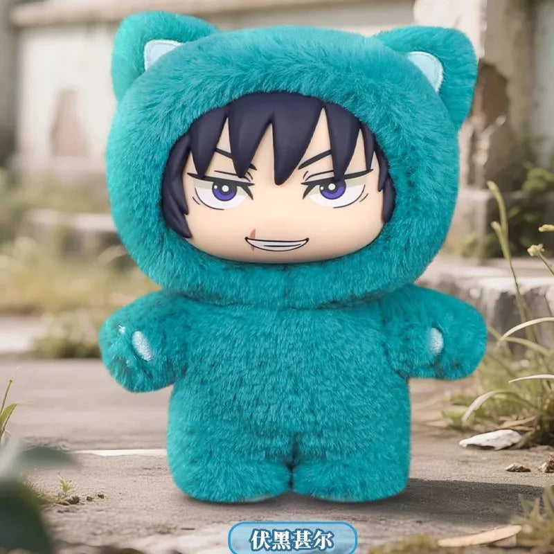 Jujutsu Kaisen 2 Cat Ear Plushie Series Blind Box Mystery Box Anime Figure Room Decoration Collection Kids Custom Gift