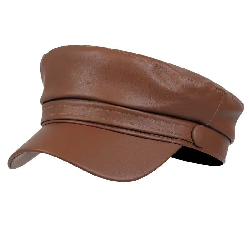 Women’s Black Octagonal Newsboy Hat – British Retro Duckbill Cap for Autumn & Winter | Casual Vintage Beret Style Fashion Hat