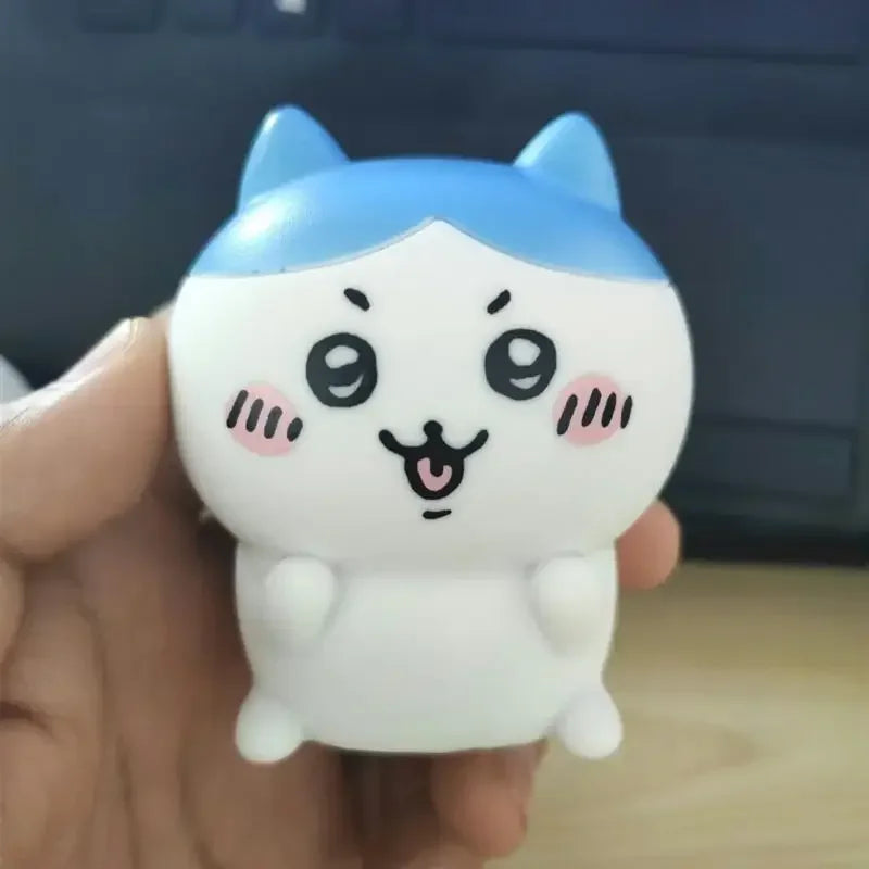 cute Chikawa Kawaii Bedroom Desktop Decoration Hachiware Usagi Cartoon Vinyl Doll Night Light Luminous Toy Surprise Girl Gifts