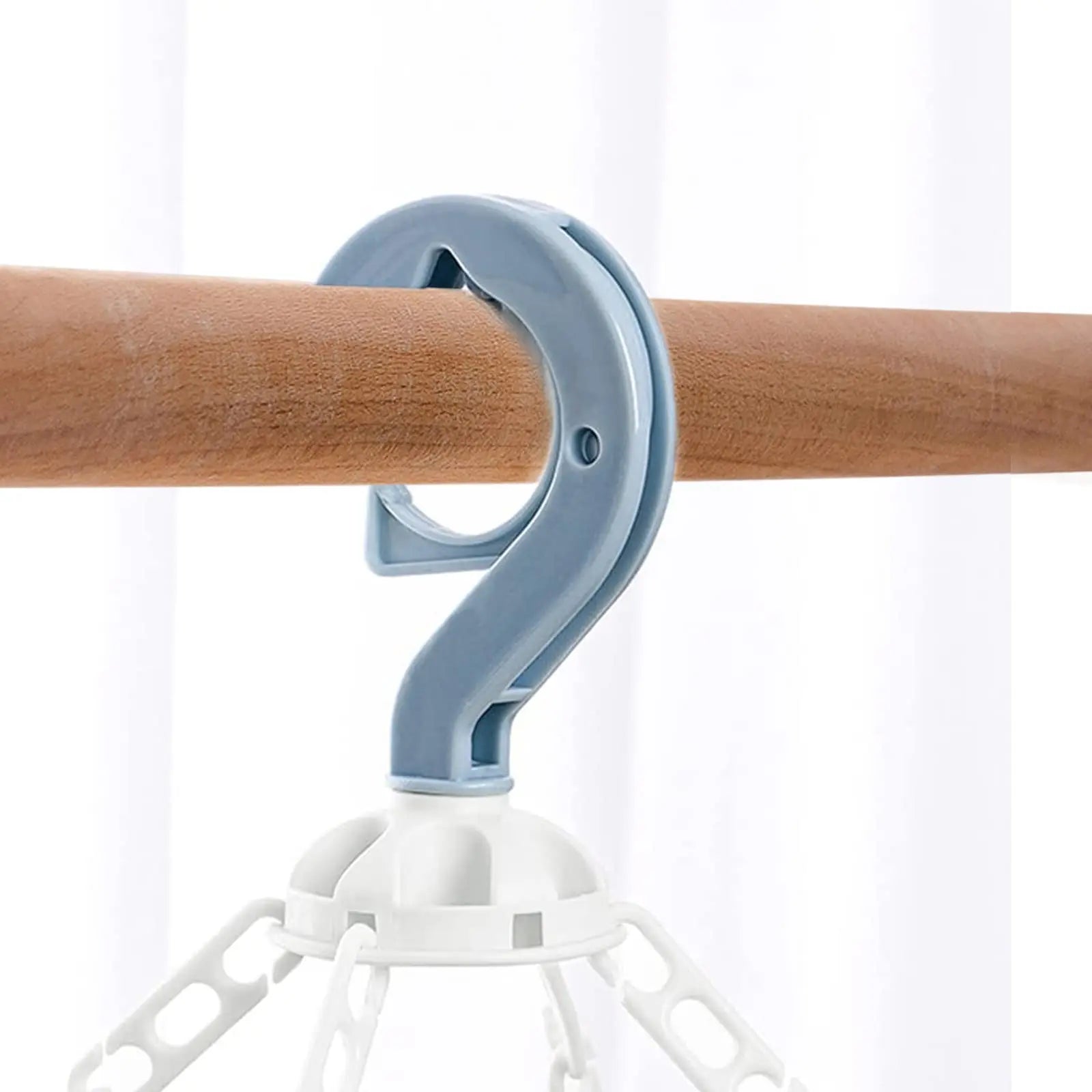 Foldable Drip Hanger with 32 Clips – Plastic Clothes Drying Rack