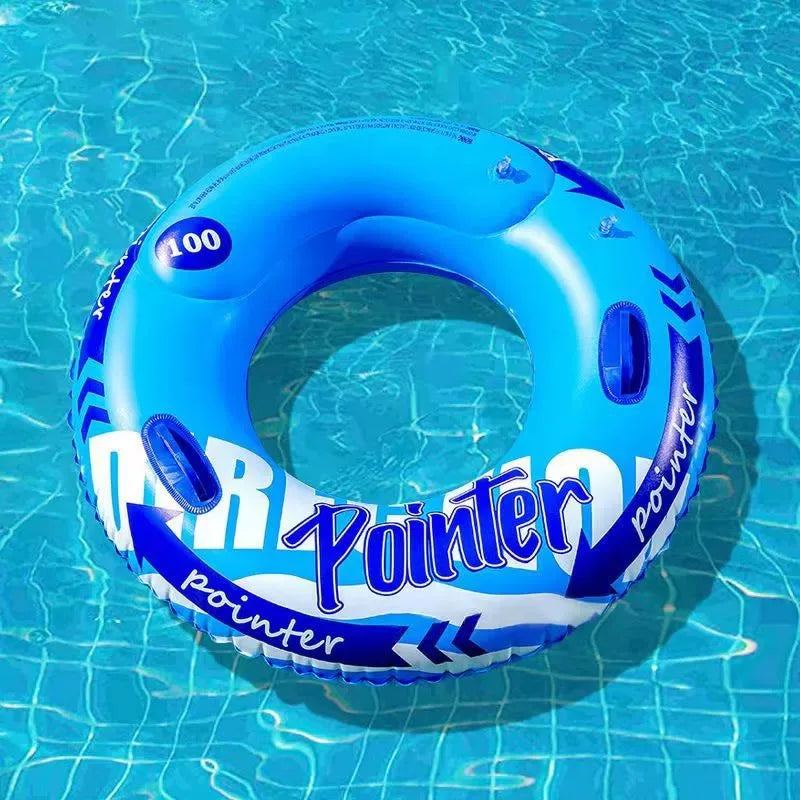 Double Airbag Swimming Rings Thickened Anti-rollovers for Adults Children, Floating Equipment, Beach Toys, Inflatable Life Buoys