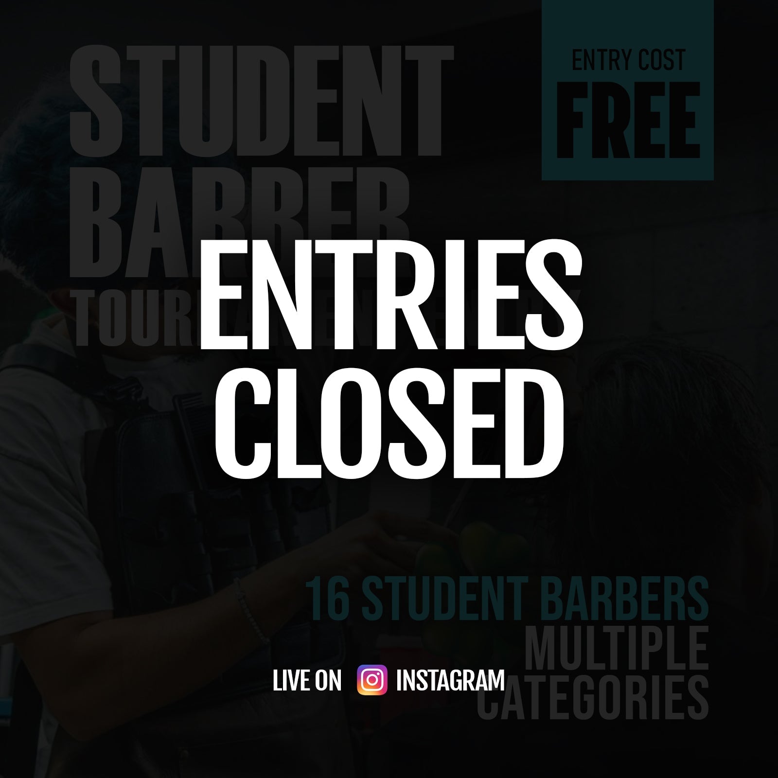 FREE | Student Barber Online Tournament Entry