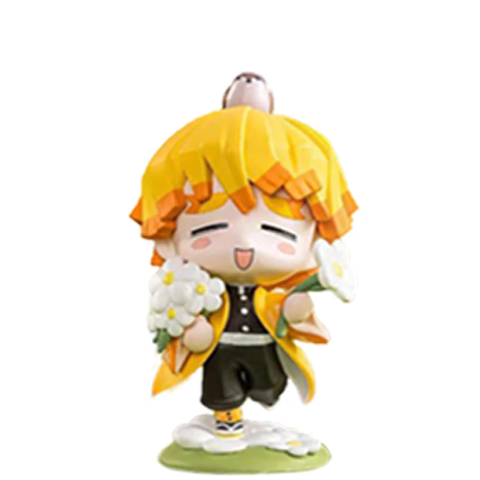 Demon Slayer Tanjiro Kamado Nezuko anime cartoon figure blind box creative personalized statue model ornament surprise gift box