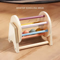 Montessori Infant Wooden Toys Coin Ball Busy Drum Baby Teaching Aid Gifts Color Shape Cognition Match Educational Sensory Toy