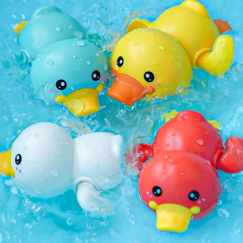 Baby Bath Toys – Swimming Clockwork Dolls & Animals, Fun Water Play for Kids’ Bathtub, Shower, and Bathroom