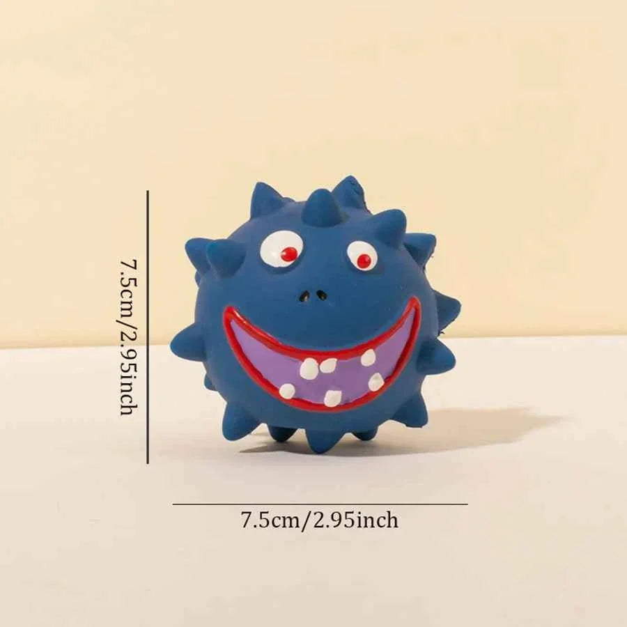 Squeaky Thorn Dog Chew Toy