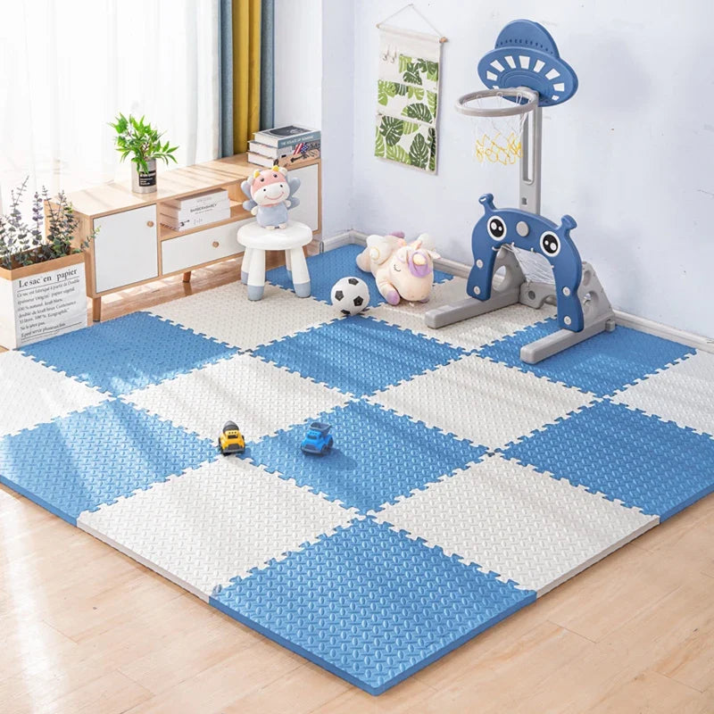 Puzzle Foam Play Mat for Children – Interlocking Tiles Baby Carpet, Kids’ Floor Padding for Home & Workout