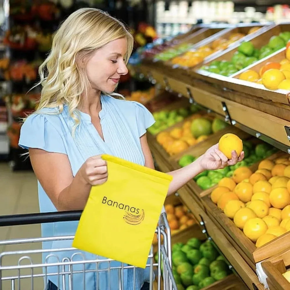 Banana & Lettuce Storage Bag – Fresh-Keeping Bag for Fruits & Vegetables, Prevents Odor Up to 2 Weeks