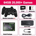 M8 4K Mini Game Stick 40000 Games Built-in with Twin 2.4G Wireless Controllers Video Game Console