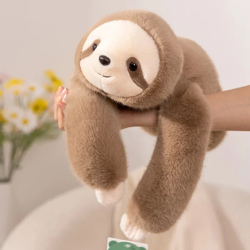 30-65cmKawaii High Quality Forest Animal Plush Doll Pillow Soft Long-arm Raccoon Dinosaur Sloth Panda Koala Plush Toy Home Decor