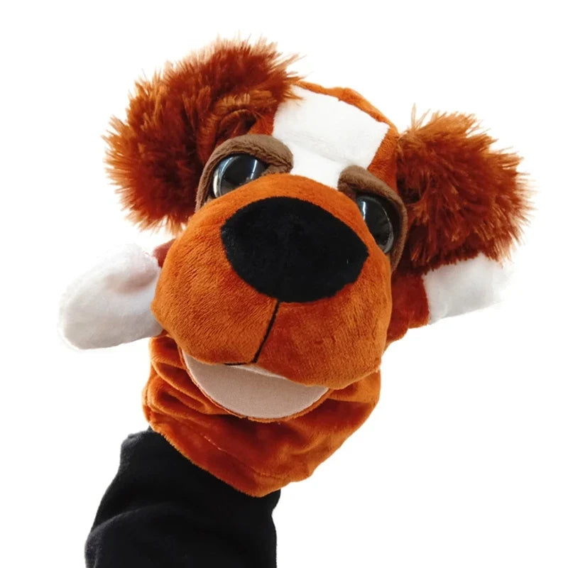 Cartoon Plush Hand Finger Puppets – Soft Interactive Toy for Kids, Party Supply & Family Gathering Fun