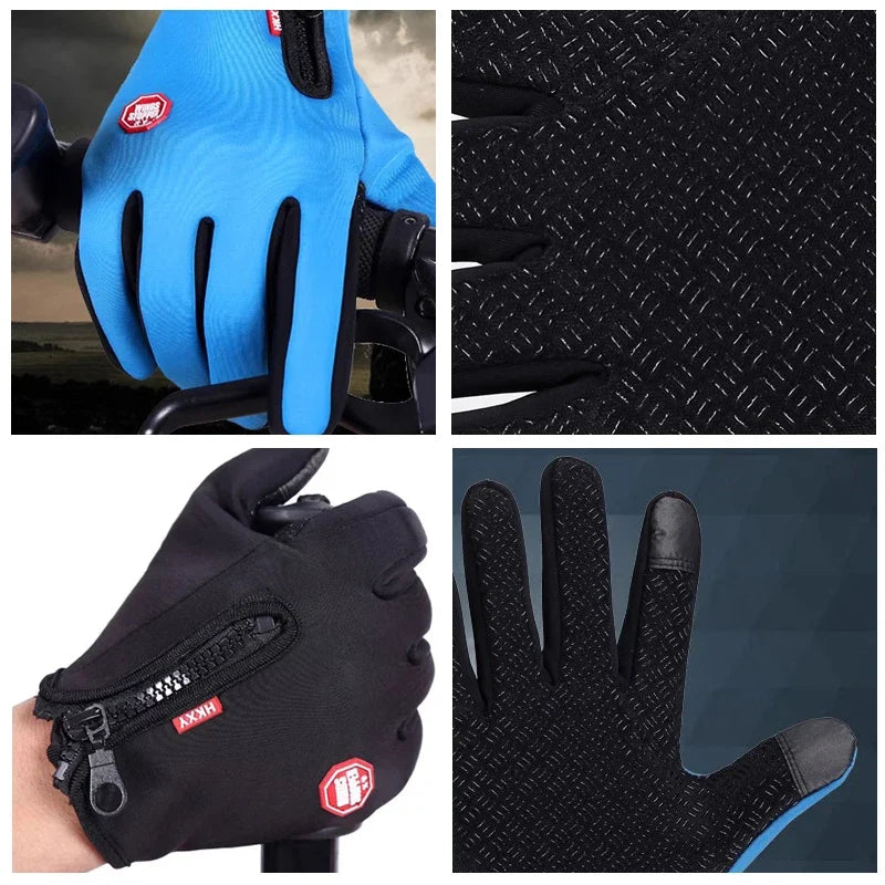 Winter Touchscreen Gloves for Men & Women – Warm, Windproof, and Anti-Slip