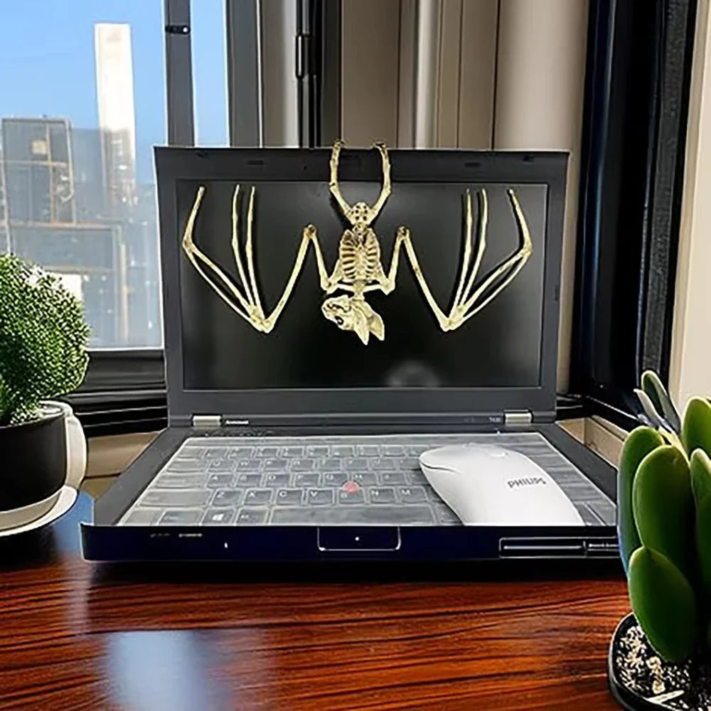 Halloween Animal Skeletons,Creepy Bat Skeleton Model,Horror Bat Bones,Halloween Home Decoration