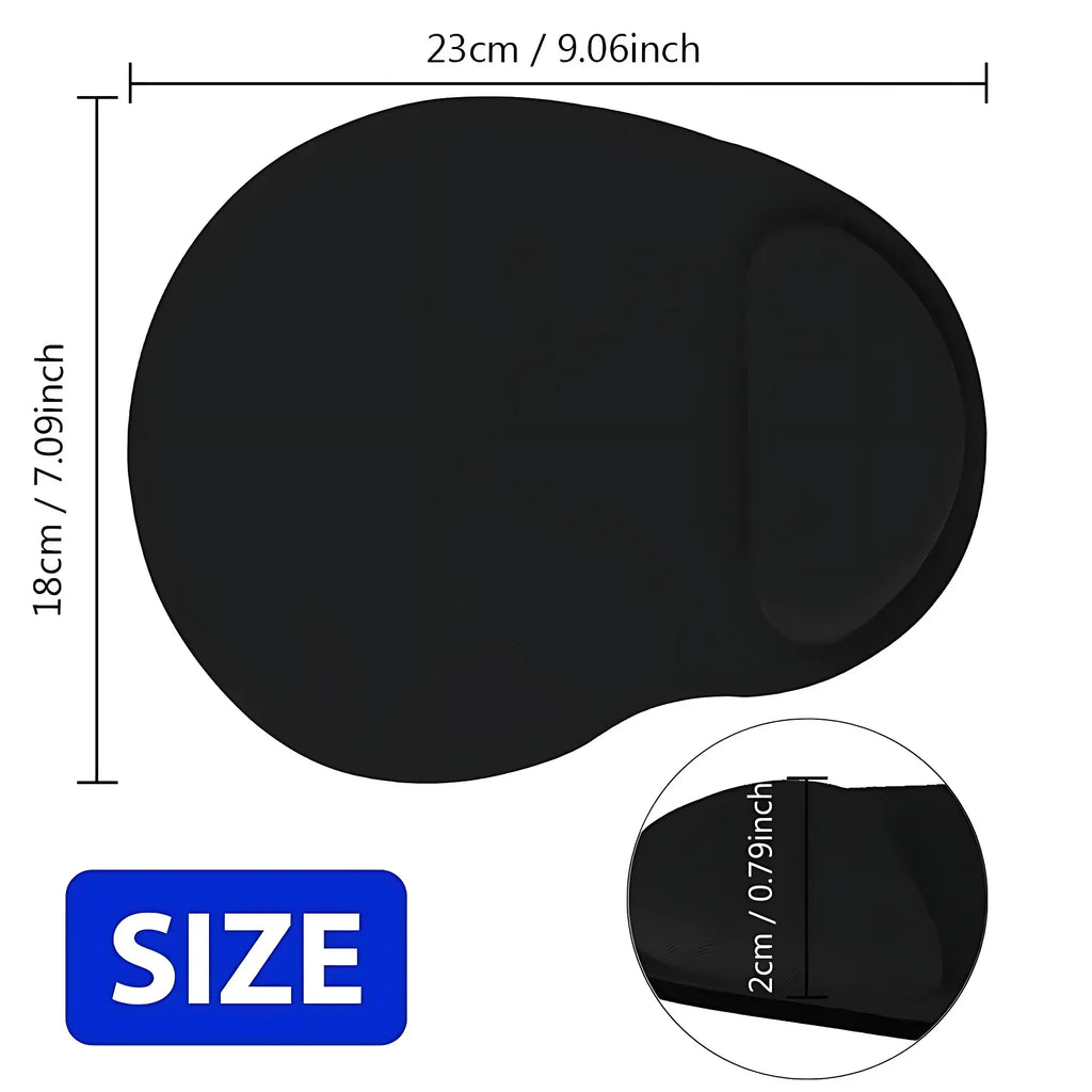 Ergonomic Wrist Rest Mouse Pad – Comfortable Non-Slip Soft Mousepad with Wrist Support for PC & Laptop