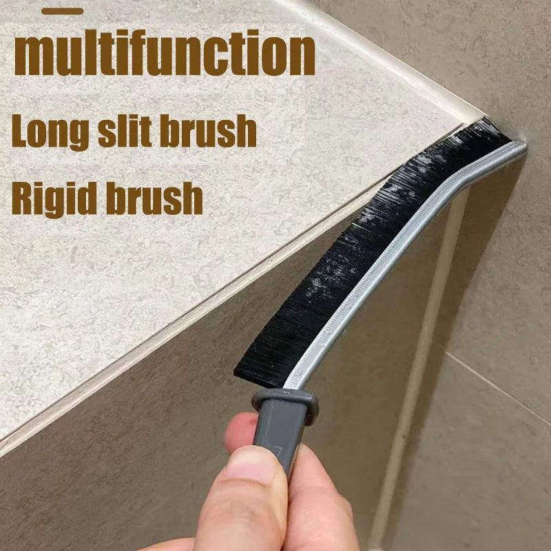 Hard Bristle Crevice Cleaning Brush – Corner, Groove & Window Cleaning Tool for Kitchen, Bathroom, Tiles & Home
