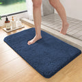 Long Hair Absorbent Bathroom Mat – Soft Furry Non-Slip Shower Floor Rug