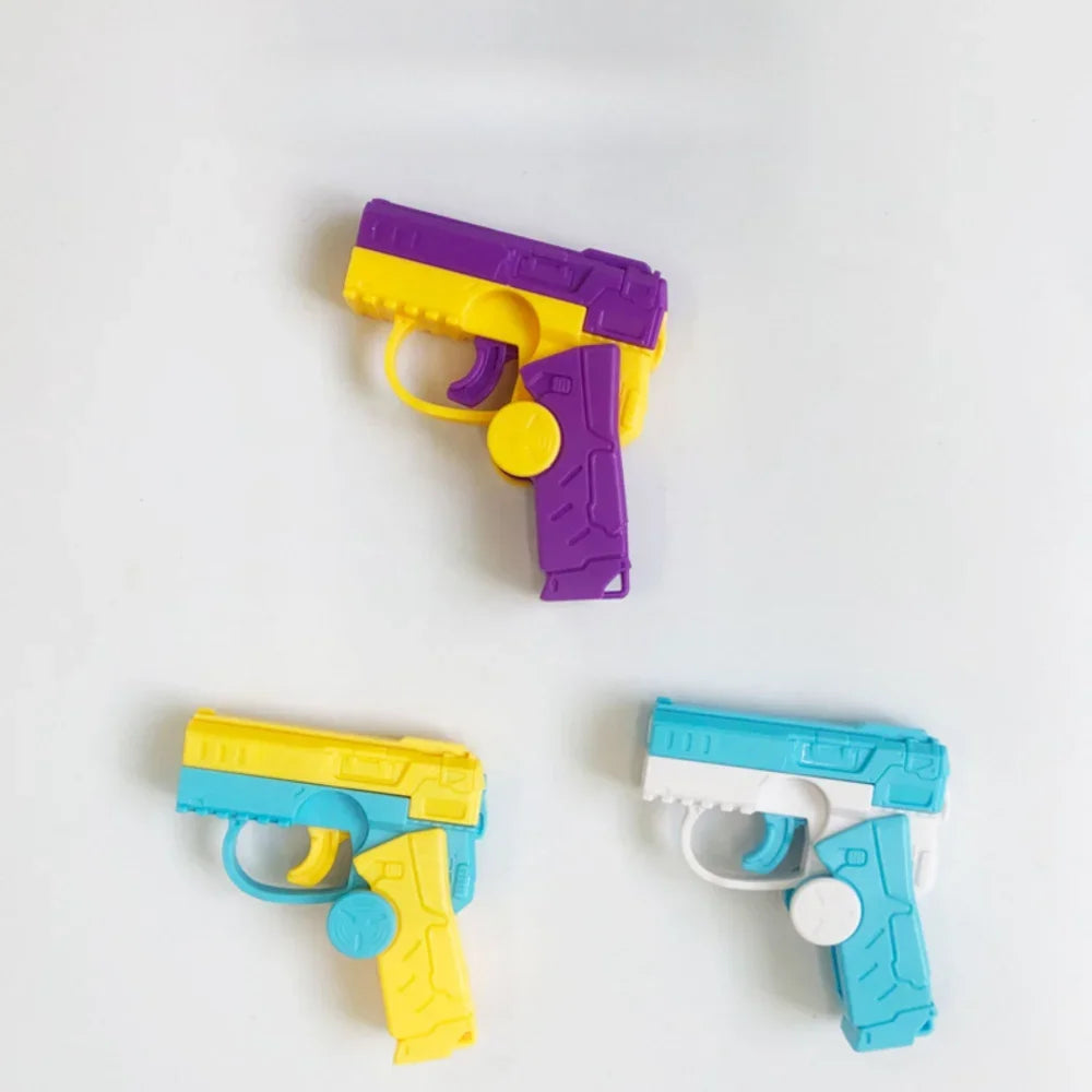 New Arrival Fidget Spinner Gun Transforming Automatic Rebound Mini Gun Toy Office Fidget Toys Creative Adult Stress Relief Toys