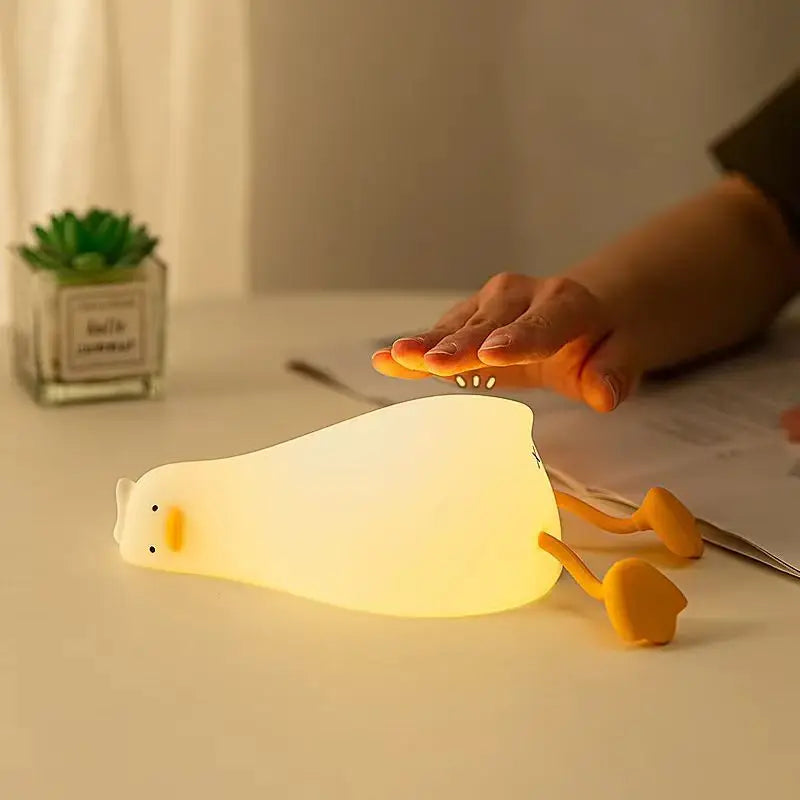 Animal Shaped Night light LED cute panda rabbit light USB charging timed bedside decoration Children's eye protection