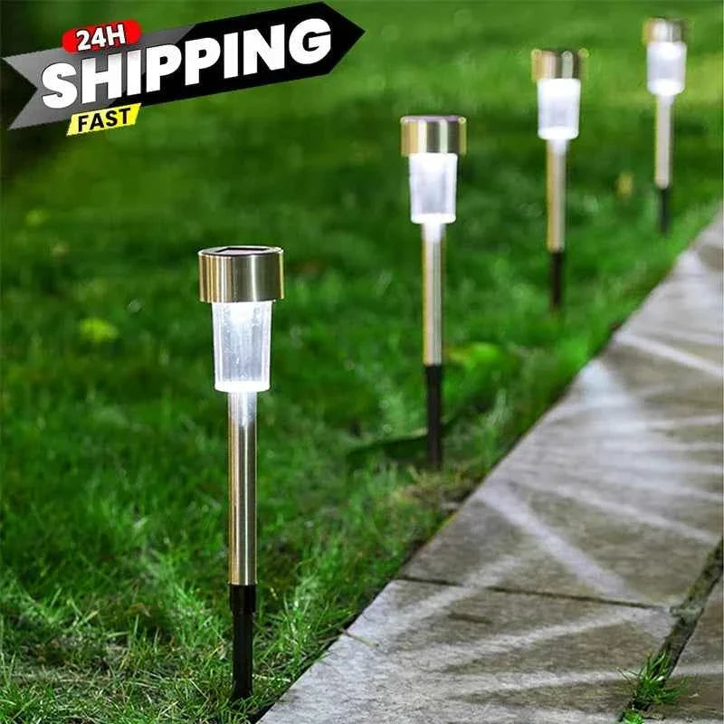 10-Pack Solar Outdoor Lights Garden Lanterns