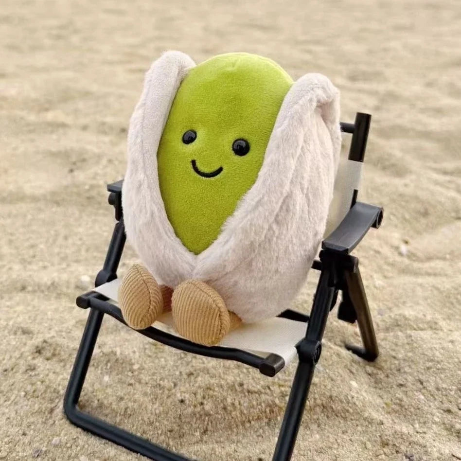 12cm Pistachio Nut Plush Toy – Cute Stuffed Doll for Home Décor, Living Room, and Birthday Gifts