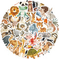 50pcs Cute Childrens Book Paintings Animals Stickers Aesthetic Decal Luggage Skateboard Cute Graffiti Girl Boy Sticker Toys