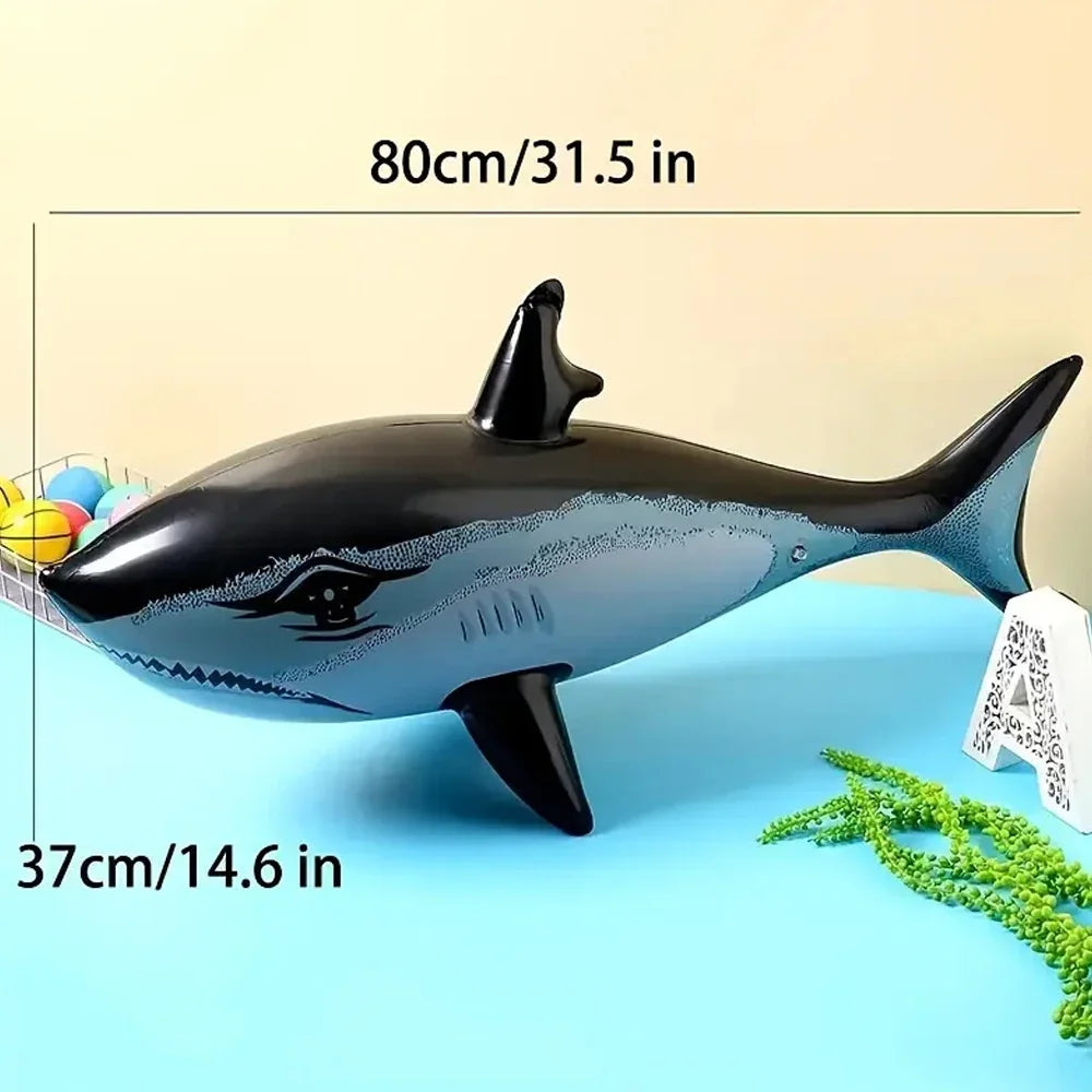 1-3pcs Inflatable Shark Toy Beach Pool Party Swimming Game Toy Water Sports Inflatable Toys Gift