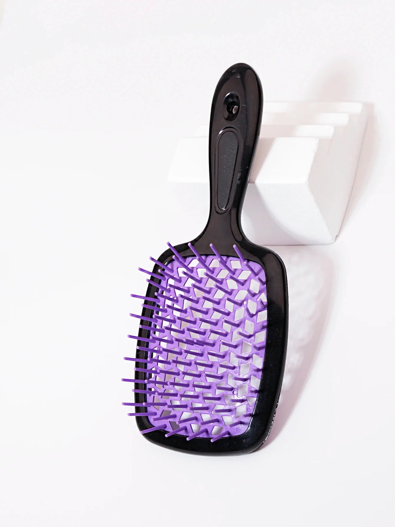 Tangled hair combed hair massage hairbrush hollowed out curly brush salon hairdresser hairdresser Special for real hair wigs