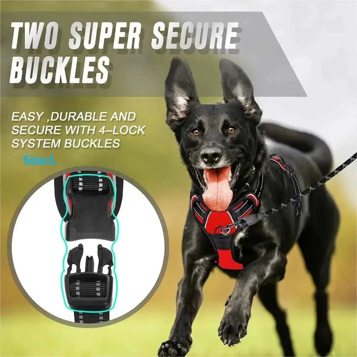 Heavy Duty Tactical Dog Harness with Handle
