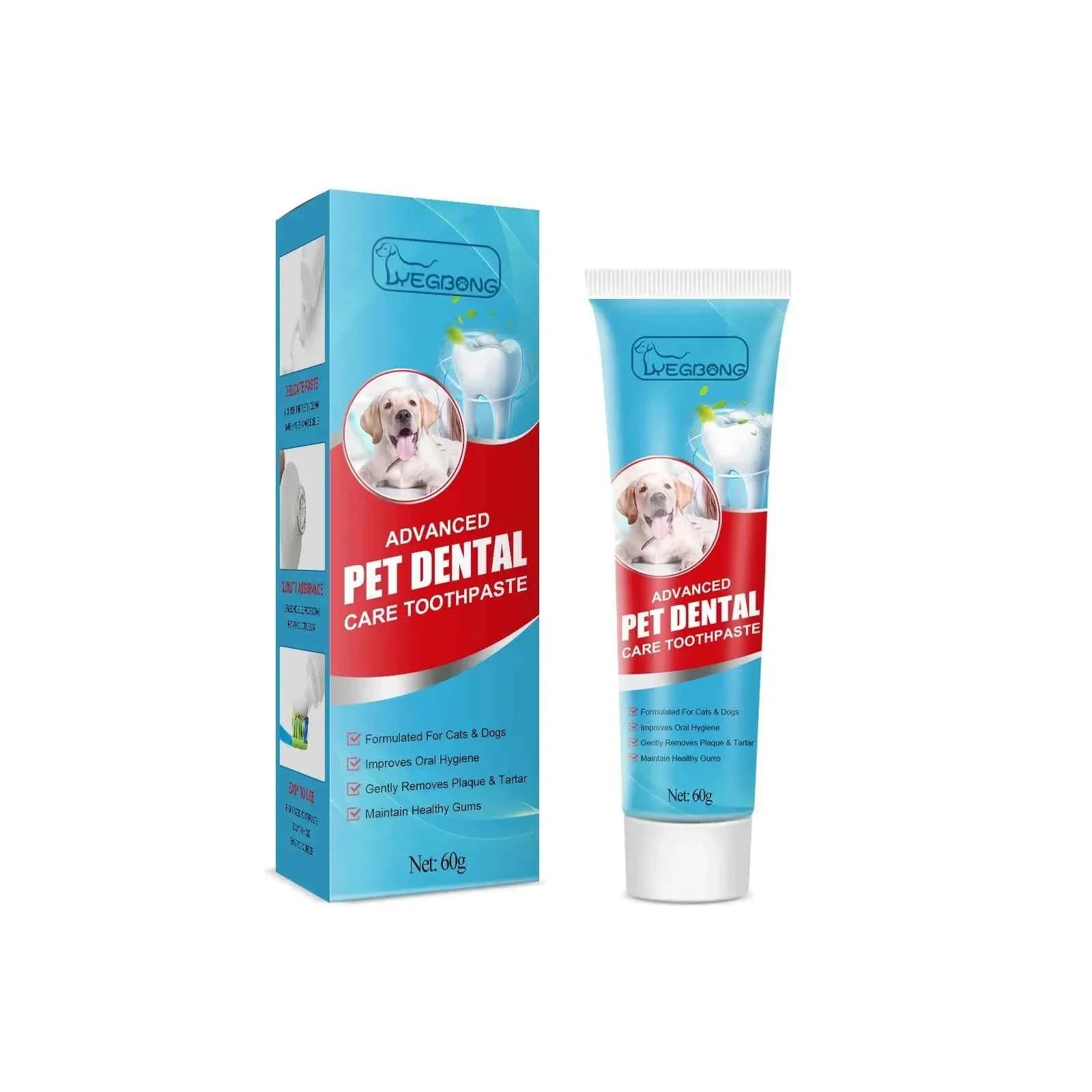 Complete Pet Toothbrush And Toothpaste Kit