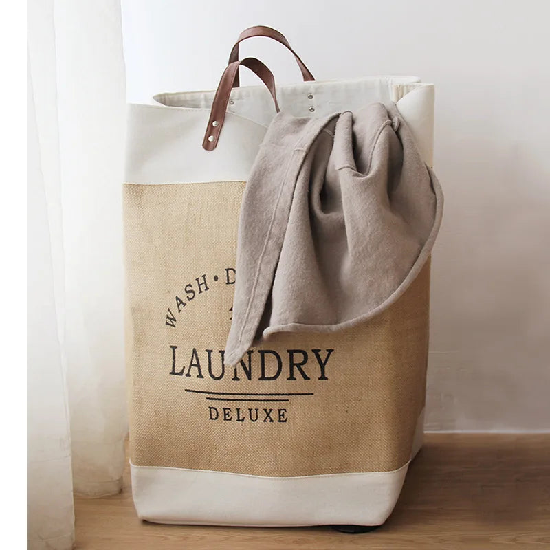 Eco-Friendly Foldable Laundry Basket – Large & Portable