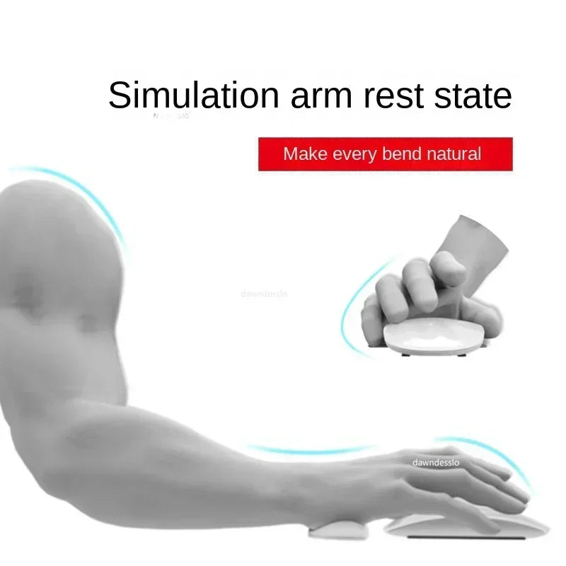 Ergonomic Silicone Mouse Pad with Wrist Rest – Non-Slip Gel Support Mat for Office, Gaming, and PC