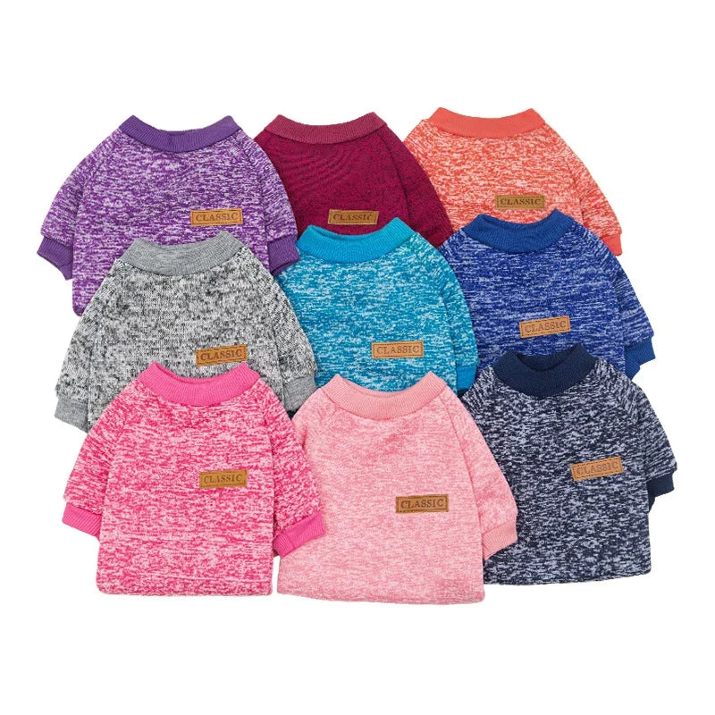 Cozy Fleece Winter Clothes for Small Dog Breeds