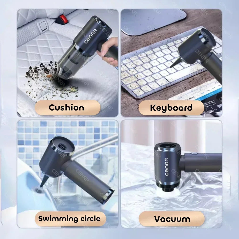 CENRR Car Vacuum Cleaner High Suction 210000PA Wireless Vacuum Cleaner Cordless Vacuum Cleaner High Pressure Cleaning Machine