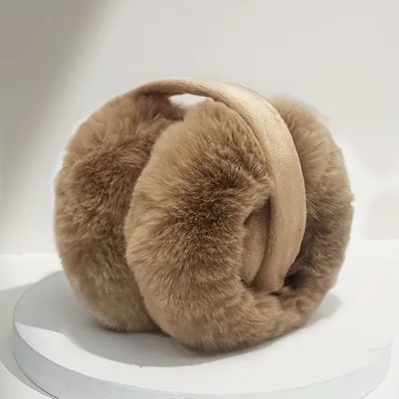 Solid Soft Plush Winter Earmuffs – Unisex Warm Ear Covers for Outdoor Use | Fashion Fleece Earflap Protection for Men & Women