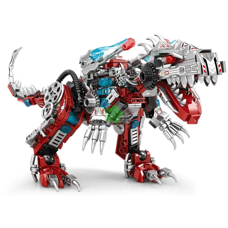 2IN1 Jurassic Mechanical Indominus Rex Dinosaur World Model Building Blocks City Fighter Dino Park Bricks Children Toy