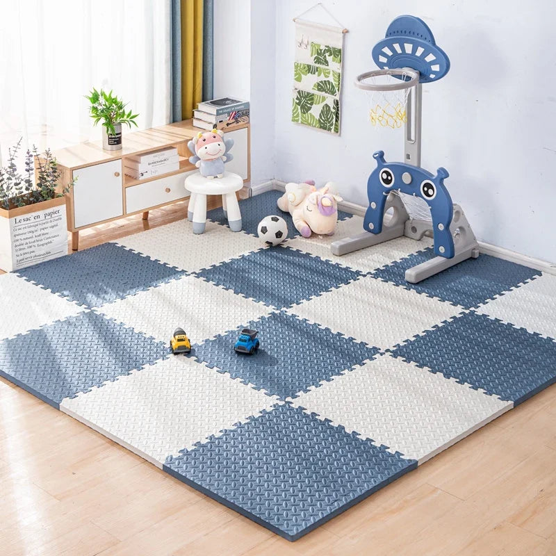 Puzzle Foam Play Mat for Children – Interlocking Tiles Baby Carpet, Kids’ Floor Padding for Home & Workout