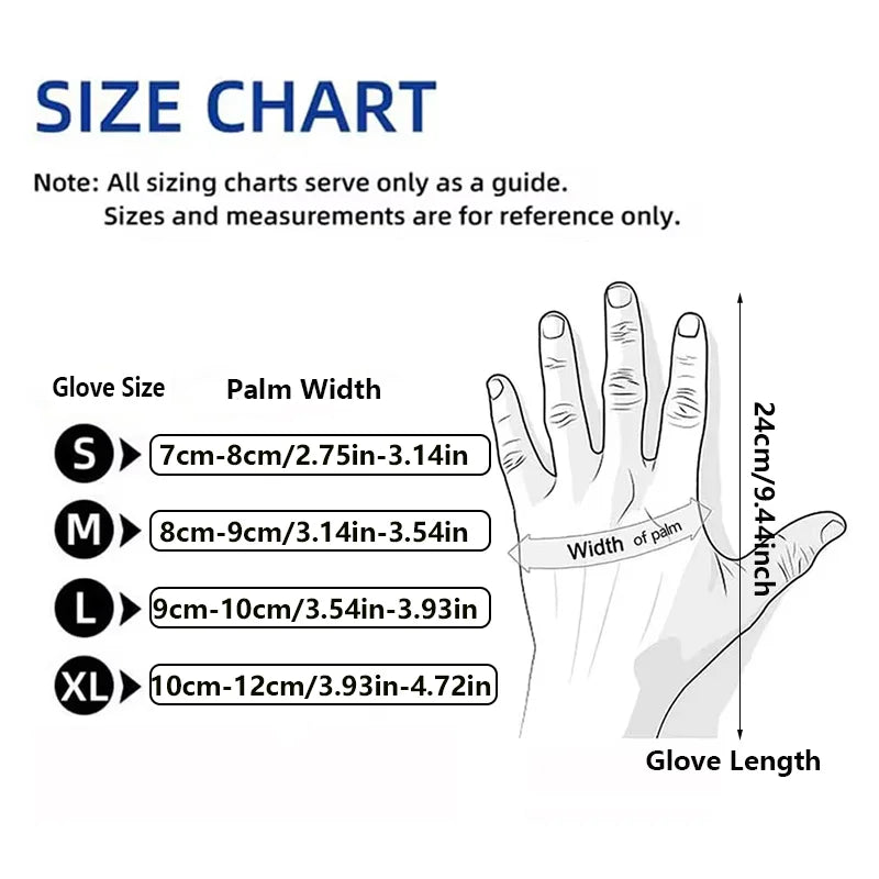 20/50/100PCS Disposable Black Nitrile Gloves – Latex-Free, Powder-Free Cleaning, Tattoo, Hairdressing & Household Use