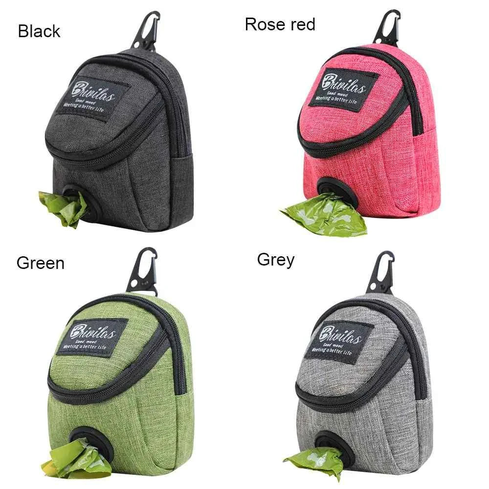Portable Dog Treat Pouch – Training & Travel Bag with Poop Dispenser