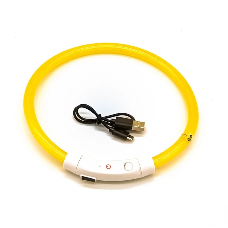 LED Dog Luminous Collar for Night Safety