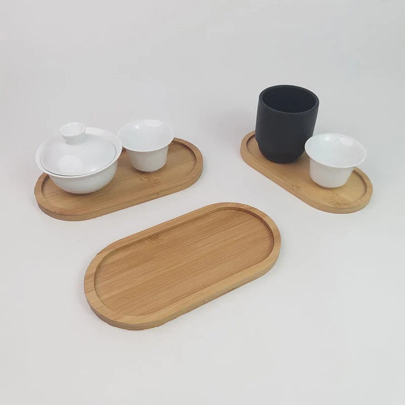 Eco-Friendly Wooden Serving Tray – Stylish & Versatile