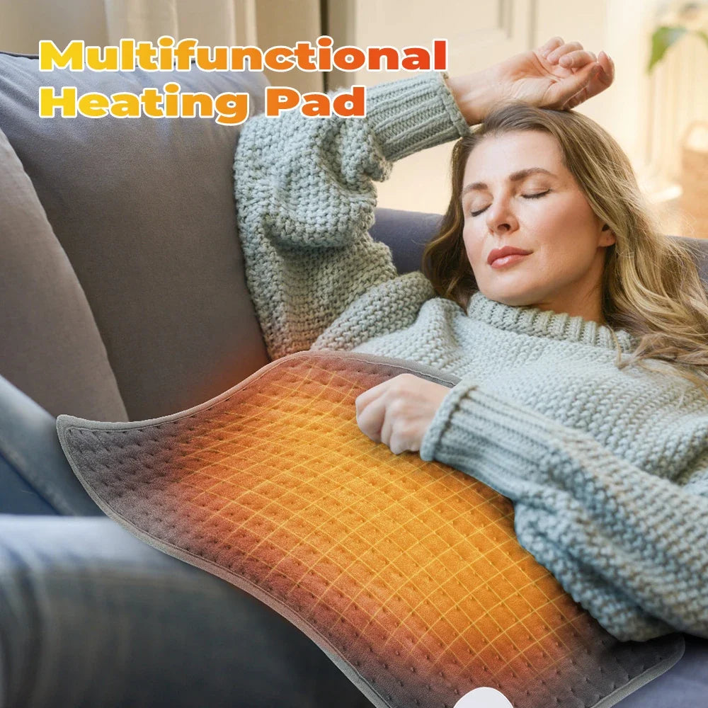 Electric Heating Blanket – Warm Heated Pad for Bed & Sofa Winter Use