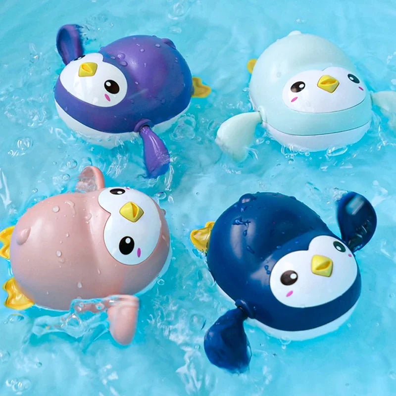 Baby Bath Toys – Swimming Clockwork Dolls & Animals, Fun Water Play for Kids’ Bathtub, Shower, and Bathroom