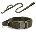 Durable Nylon Dog Collar with Reflective Leash Set