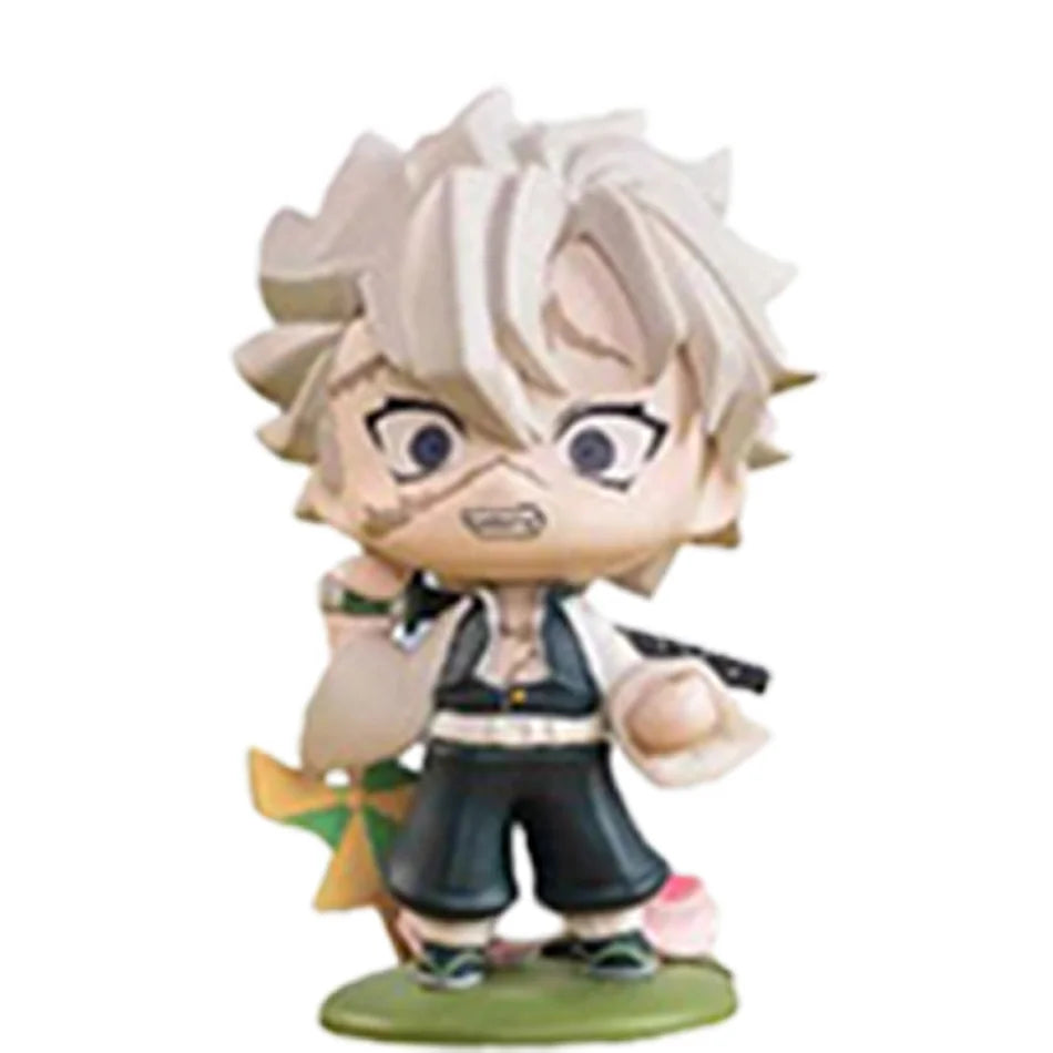 Demon Slayer Tanjiro Kamado Nezuko anime cartoon figure blind box creative personalized statue model ornament surprise gift box